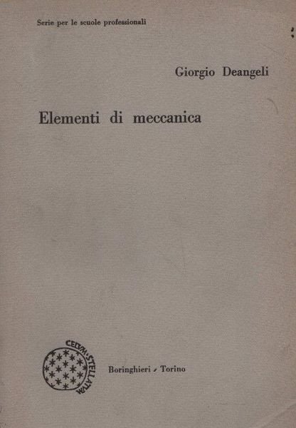 Elementi di meccanica.
