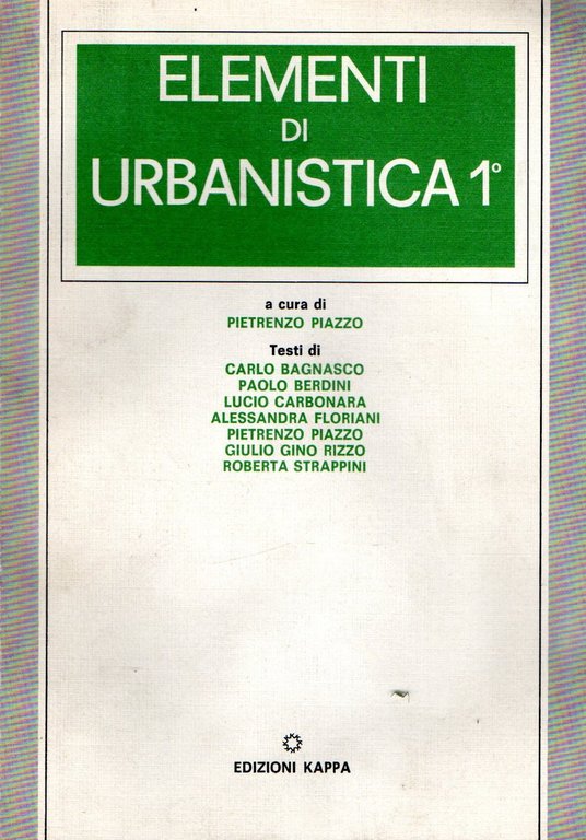Elementi di Urbanistica 1 | Immagine Gallery 2