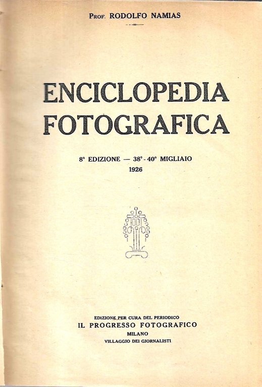 Enciclopedia fotografica