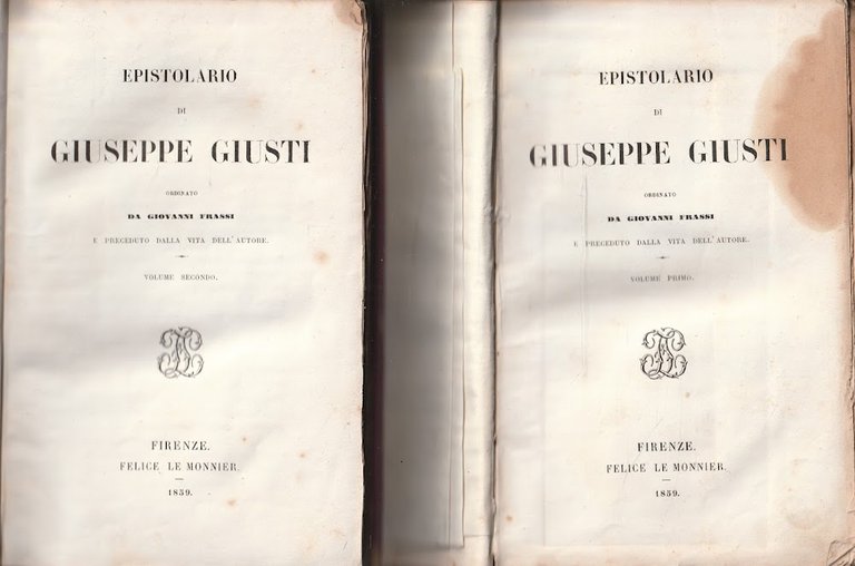 Epistolario. Volumi I e II