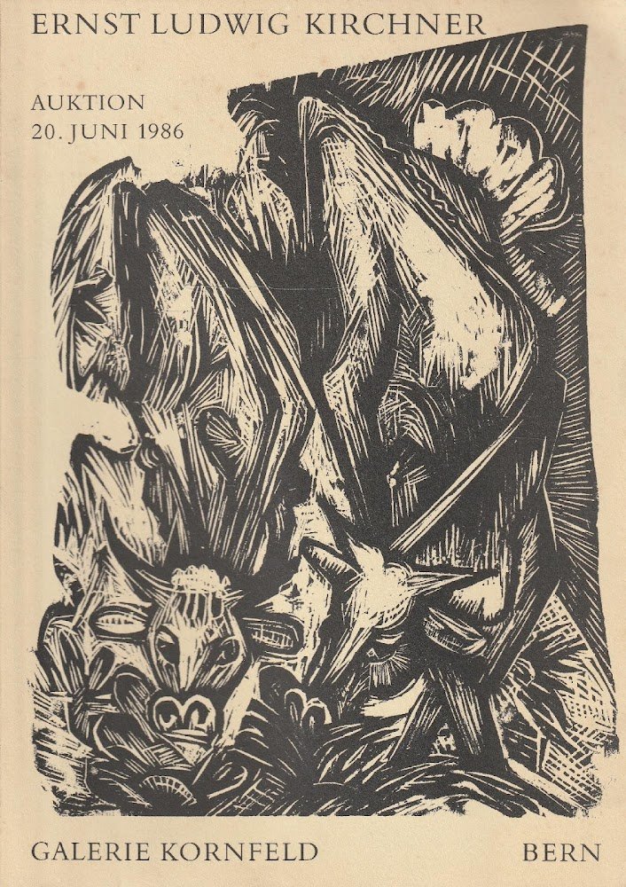 Ernest Ludwig Kirchner. Auktion 193. 20 Juni 1986