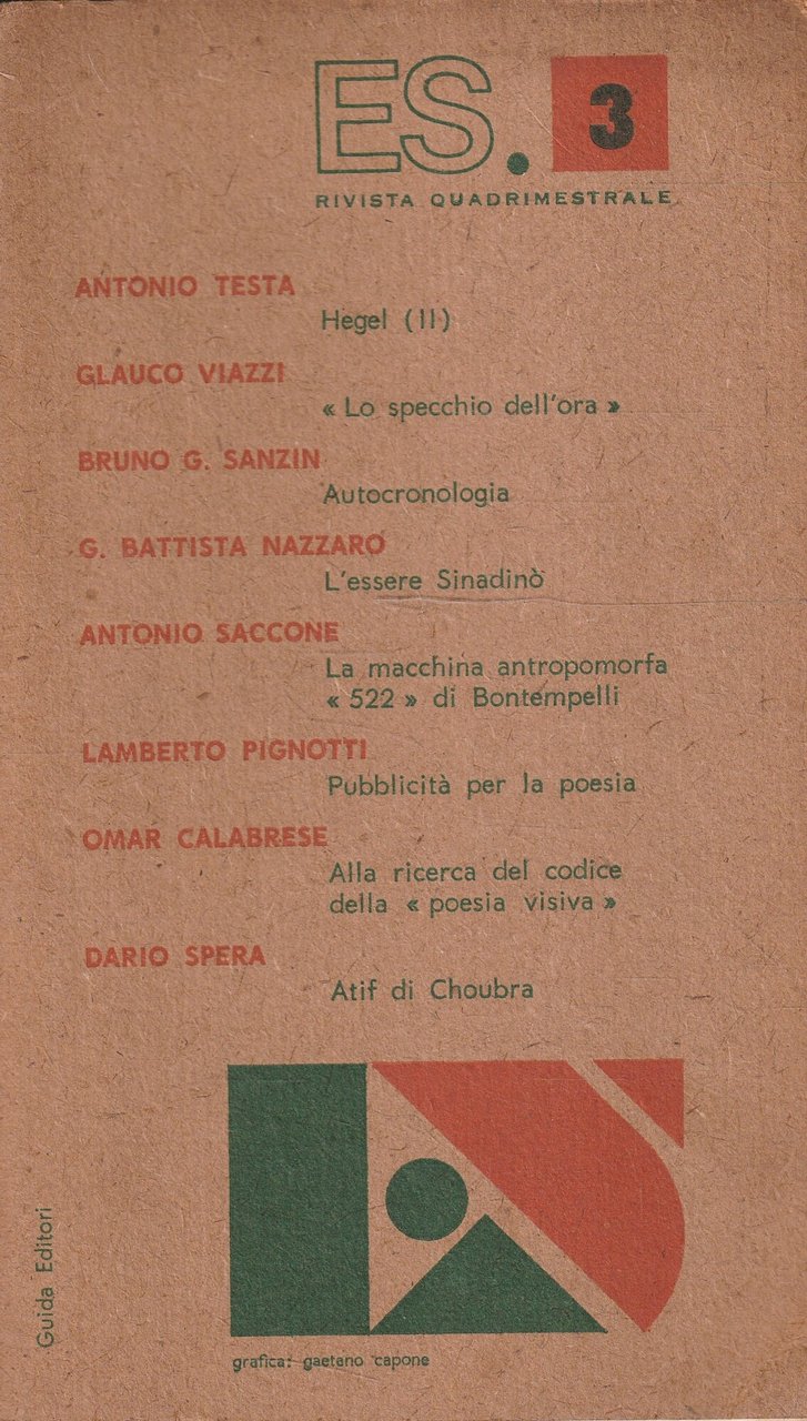 ES. 3 rivista quadrimestrale