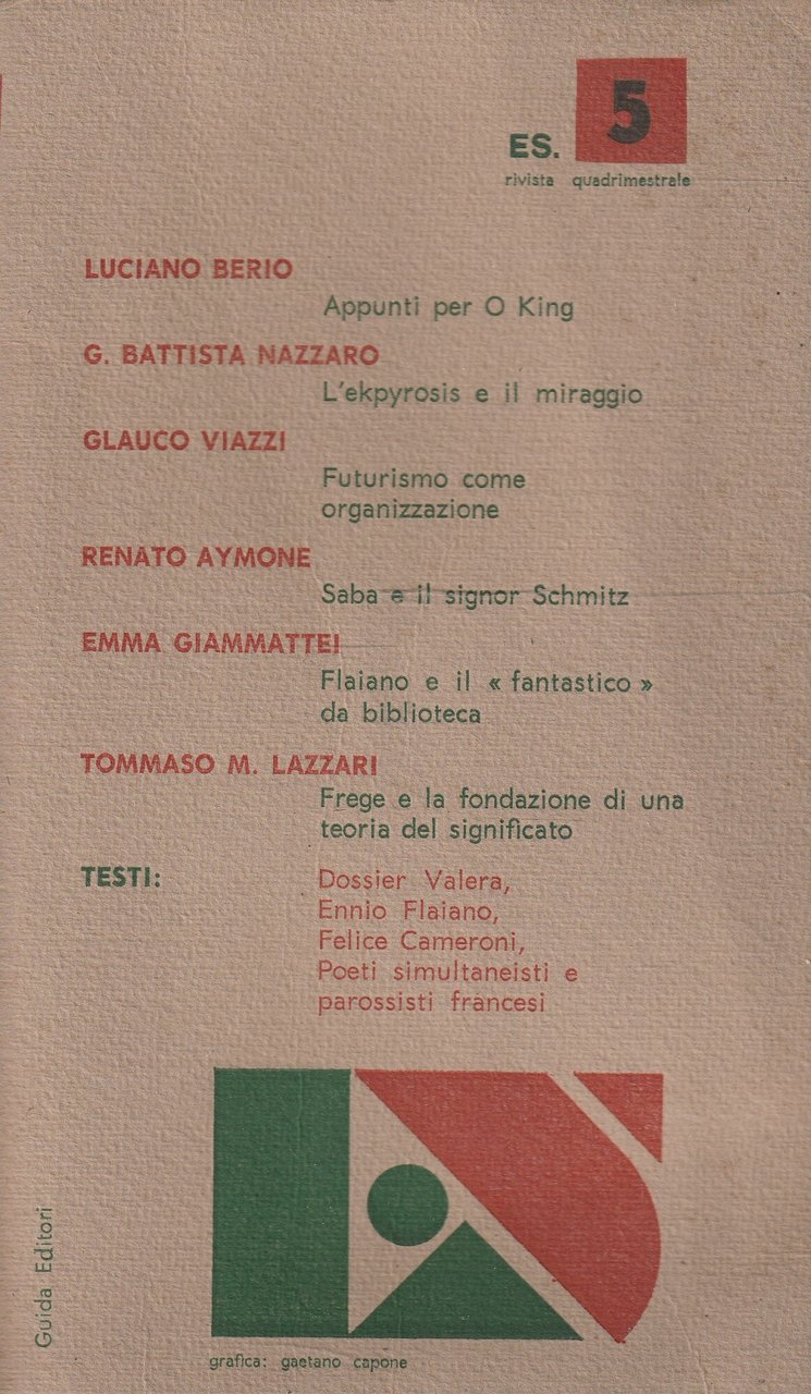 ES. 5 Rivista quadrimestrale