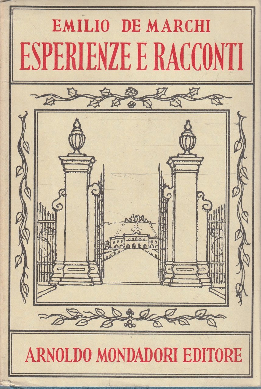 Esperienze e racconti di Emilio De Marchi | Immagine principale