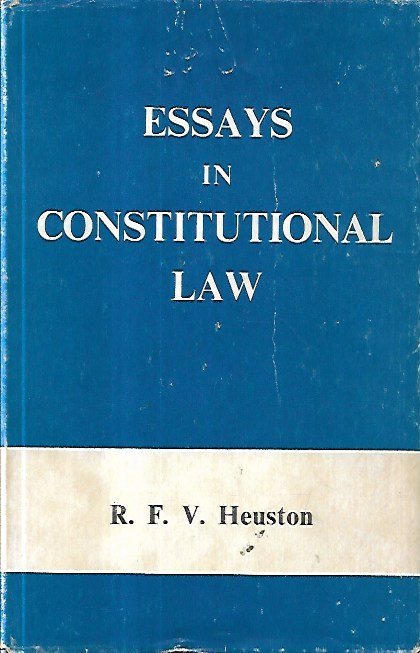 Essays in costitutional law