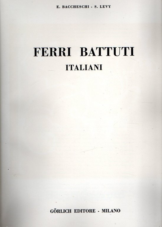 Ferri battuti Italiani