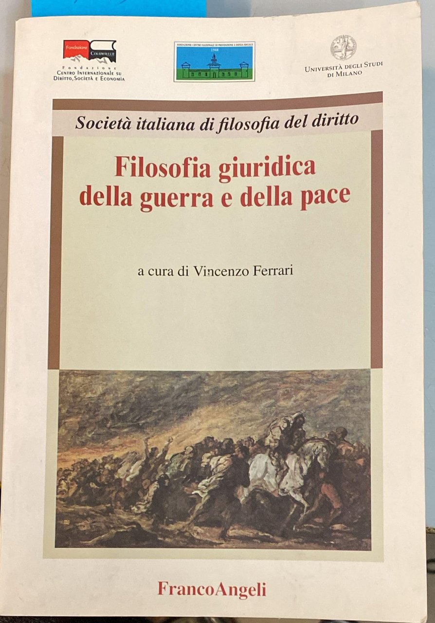 Filosofia giuridica della guerra e della pace