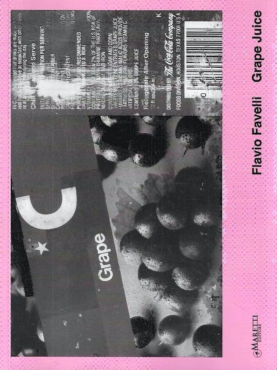 Flavio Favelli. Grape Juice (Catalogo della Mostra - Istanbul 2014) | Immagine principale