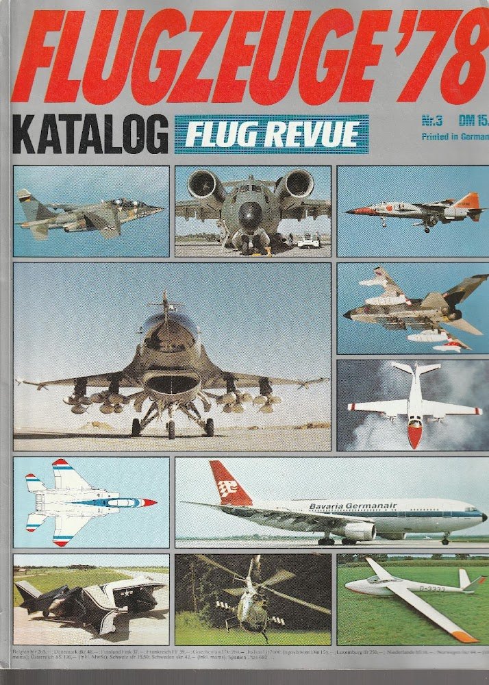Flugzeuge '78. Katalog Flug Revue