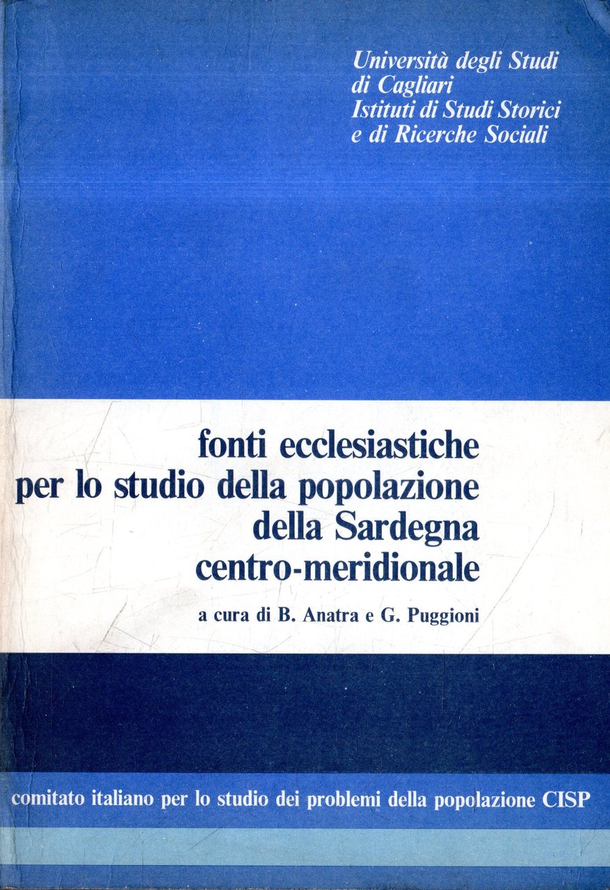 Fonti ecclesiastiche per lo studio della popolazione della Sardegna centro-meridionale