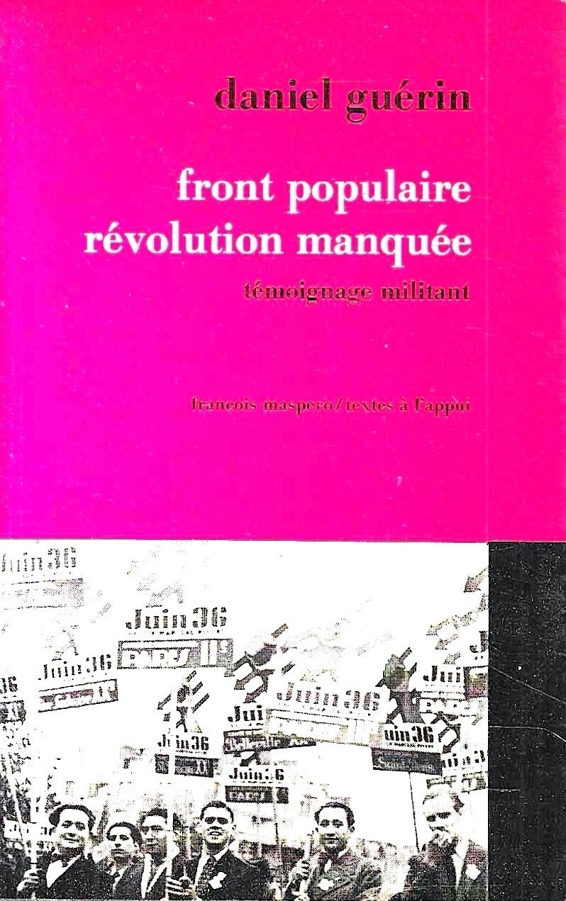 Front populaire, révolution manquée (témoignage militant) | Immagine principale
