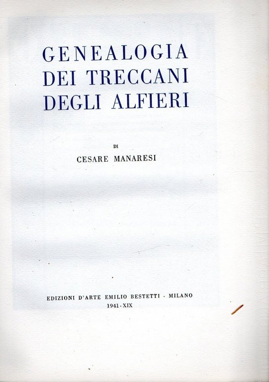 Genealogia dei Treccani degli Alfieri