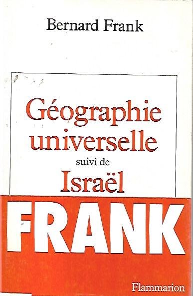 Géographie universelle suivi de Israël