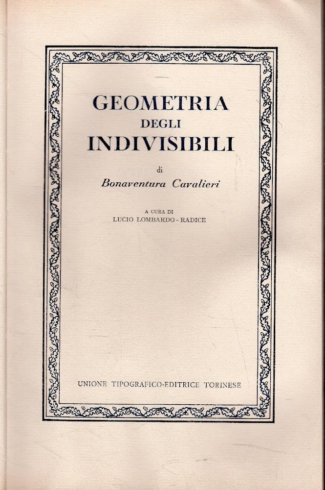 Geometria degli indivisibili