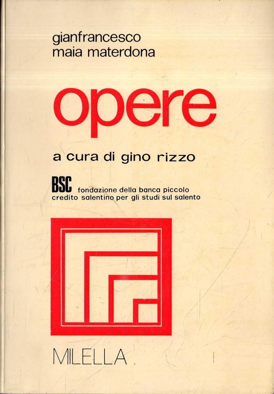 Gianfrancesco Maia Materdona: OPERE | Immagine principale