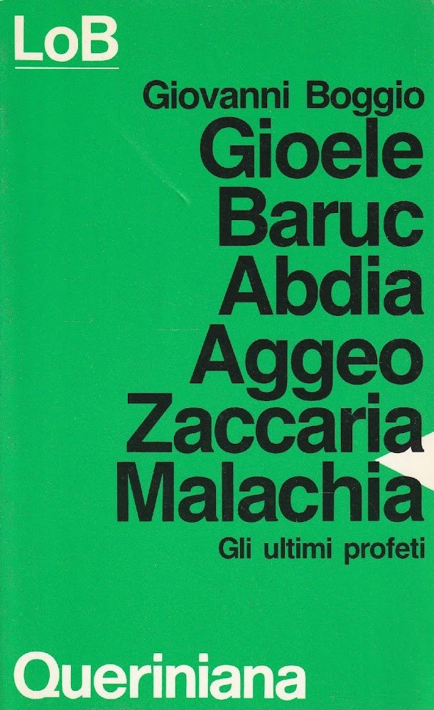 Gioele Baruc Abdia Aggeo Zaccaria Malachia Gli ultimi profeti | Immagine principale