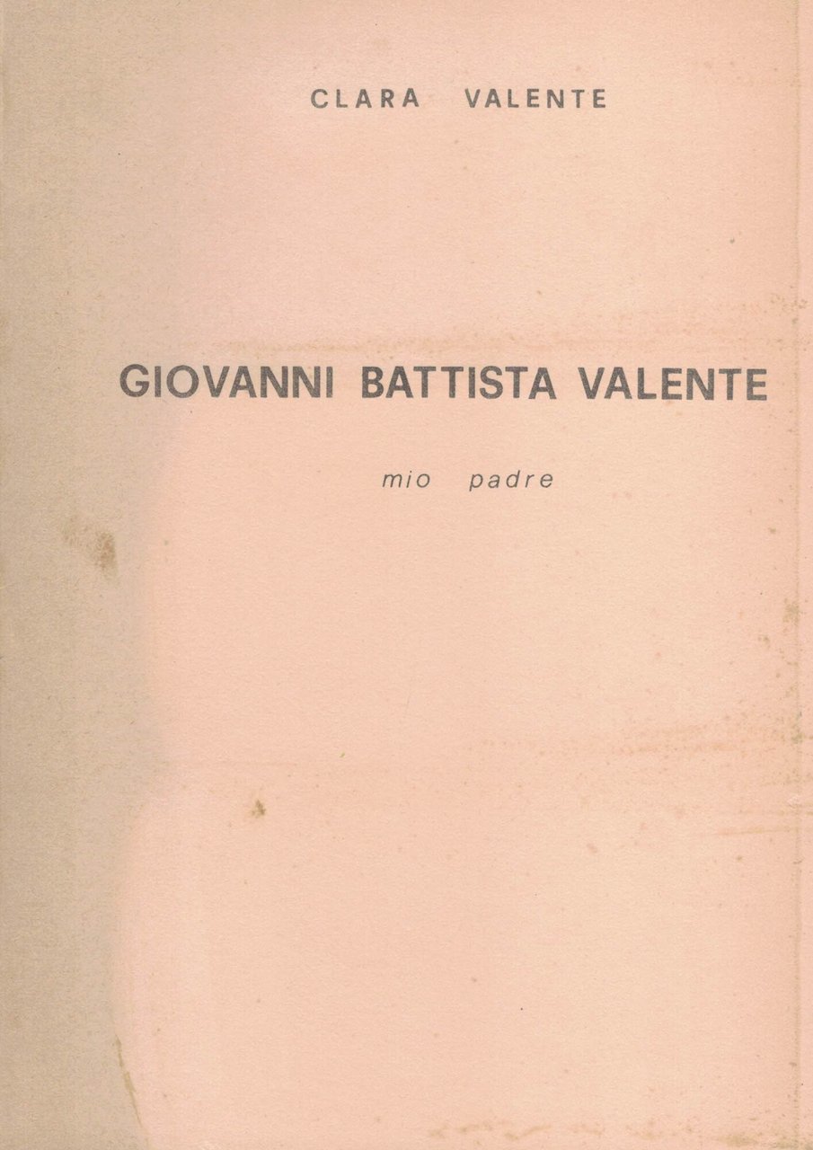 Giovanni Battista Valente, mio padre | Immagine principale