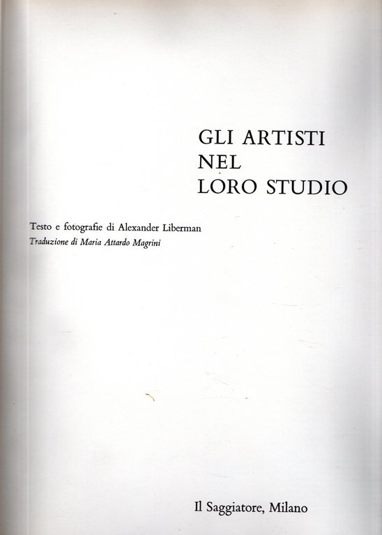 Gli artisti nel loro studio | Immagine Gallery 2