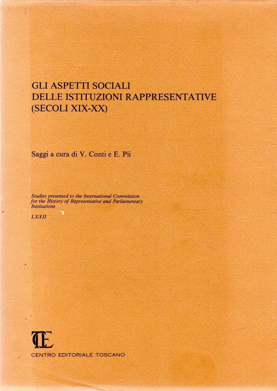 Gli aspetti sociali delle istituzioni rappresentative (secoli XIX-XX) | Immagine principale