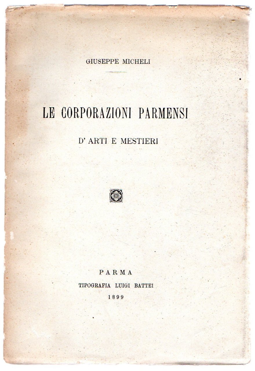 Gli statuti delle corporazioni parmensi | Immagine principale
