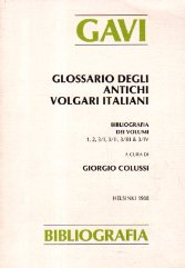 Glossario degli antichi volgari italiani