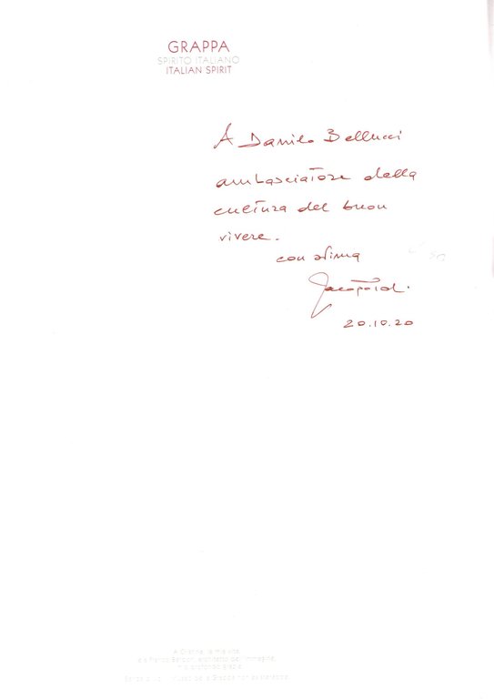 Grappa Spirito Italiano