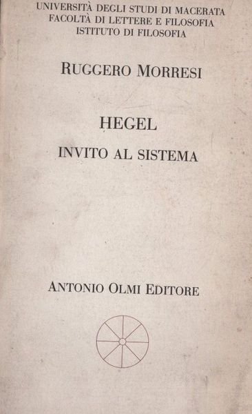 Hegel. Invito al sistema. | Immagine principale