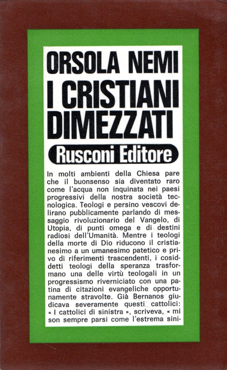 I cristiani dimezzati | Immagine principale