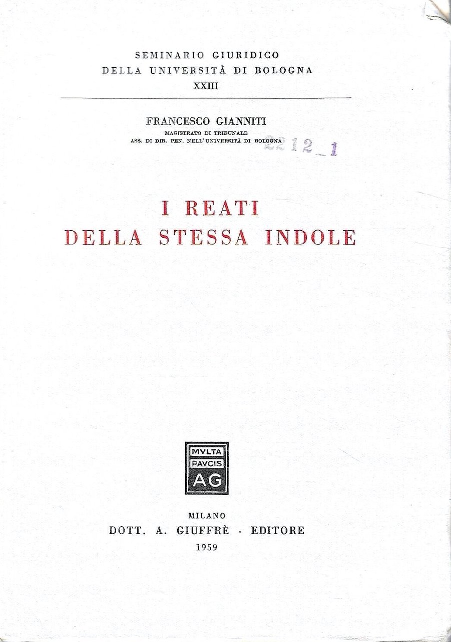 I reati della stessa indole | Immagine principale