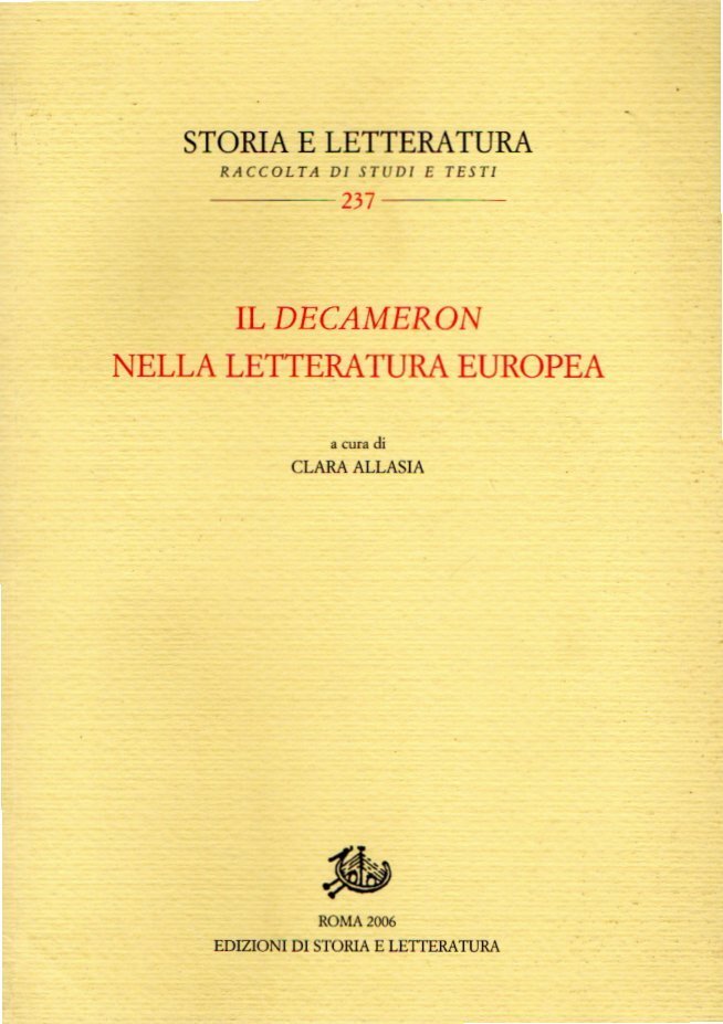 Il Decameron nella letteratura europea : atti del Convegno organizzato …