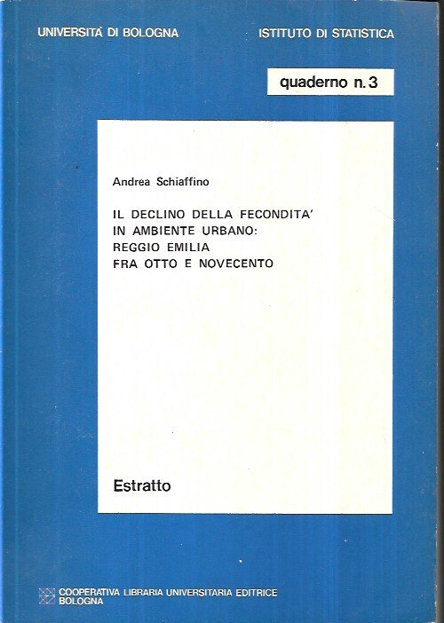 Il declino della fecondità in ambiente urbano: Reggio Emilia tra …