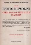 Il diario di Benito Mussolini.