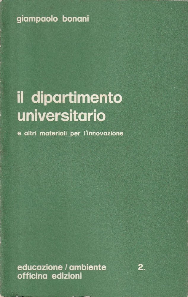 Il dipartimento universitario e altri materiali per l'innovazione