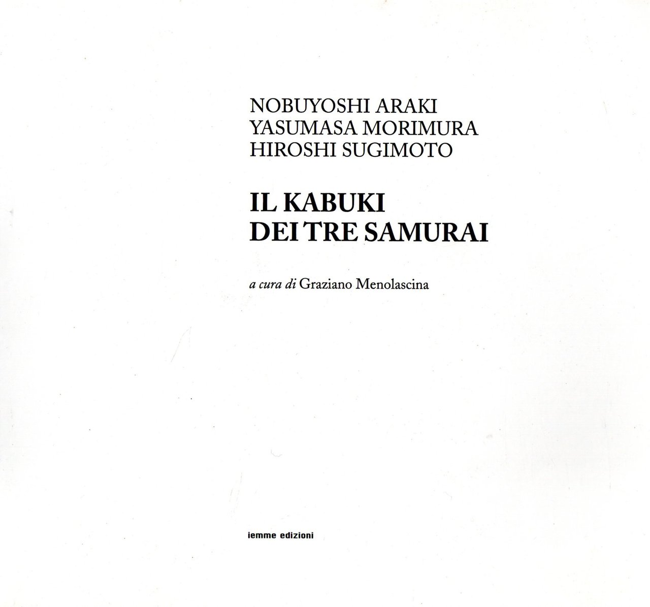 Il kabuki dei tre samurai | Immagine principale