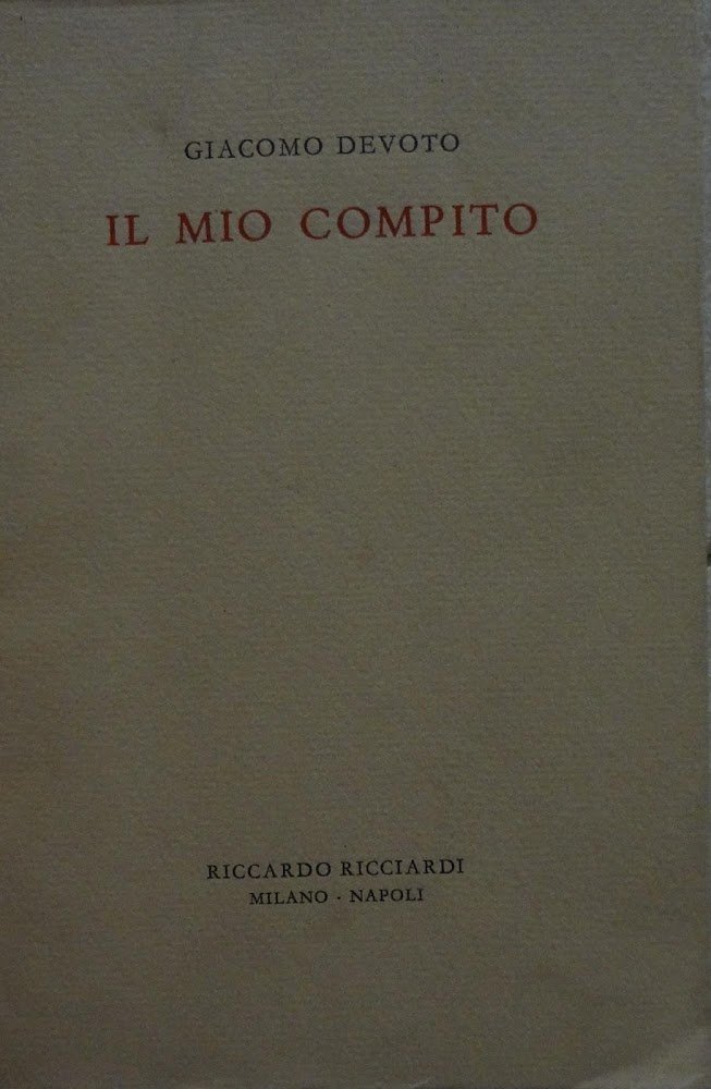 Il mio compito
