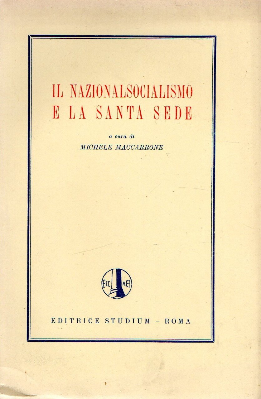 Il Nazionalismo e la Santa Sede