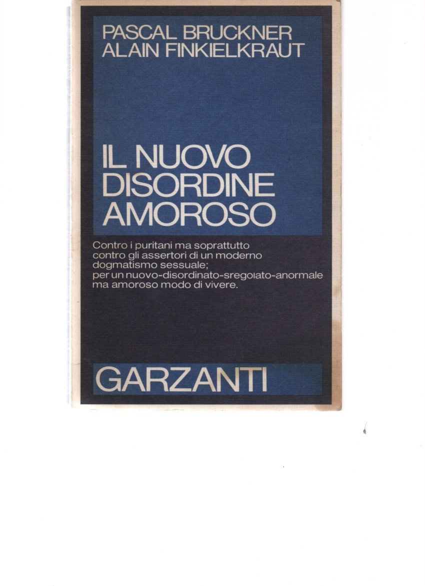 Il nuovo disordine amoroso | Immagine principale
