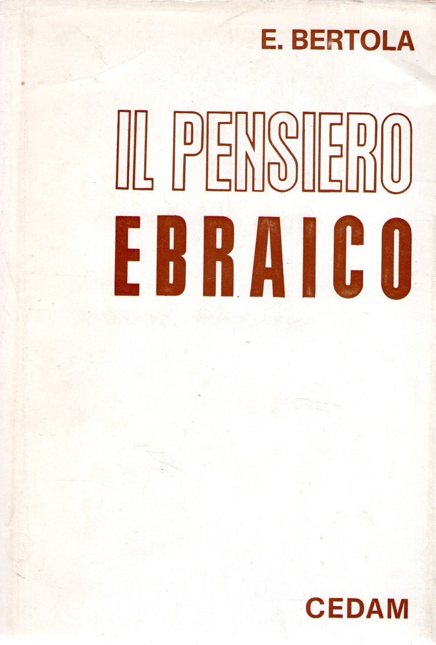 Il pensiero ebraico