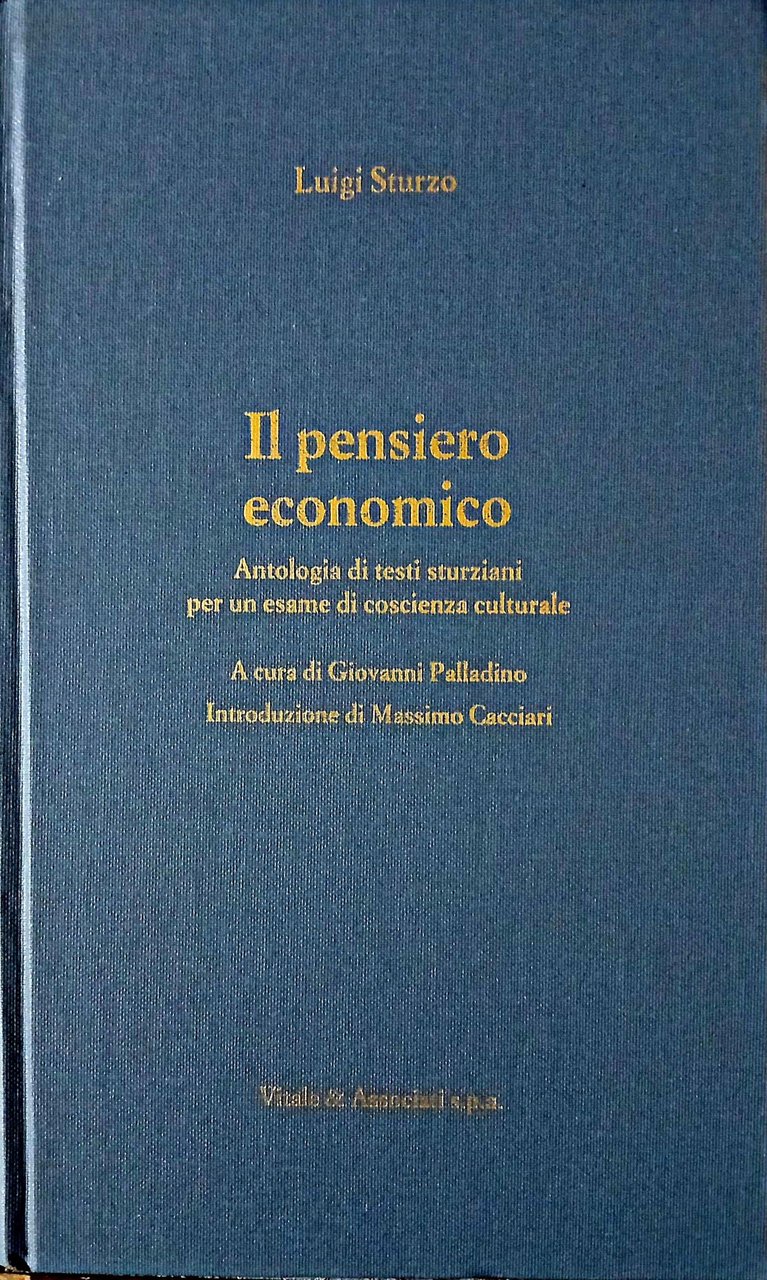 Il pensiero economico, antologia di testi sturziani per un esame …