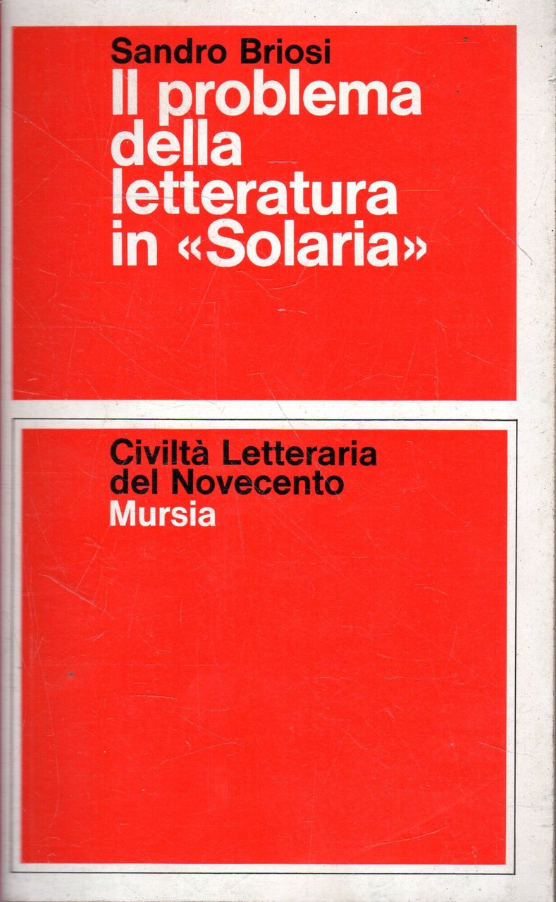 Il problema della letteratura in "Solaria"