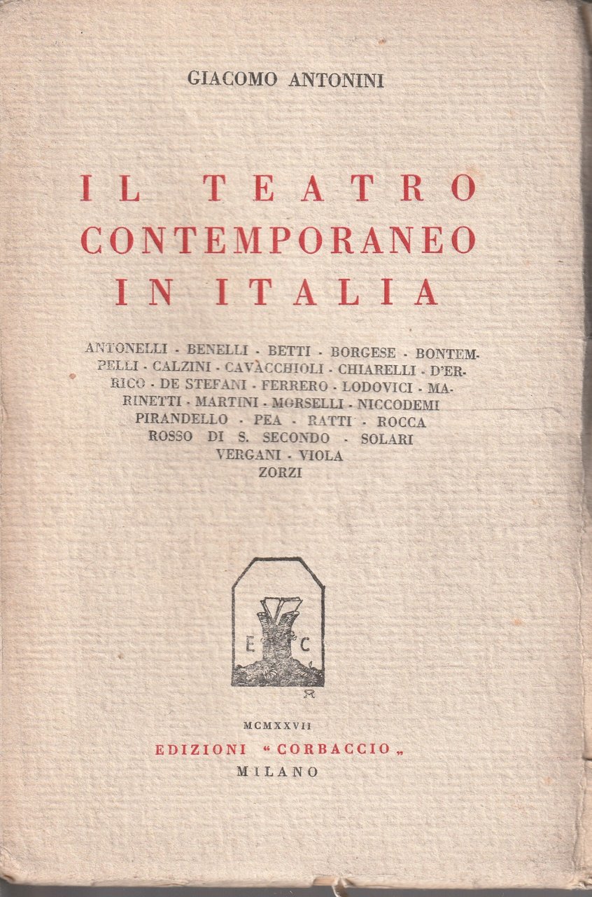 Il teatro contemporaneo in Italia
