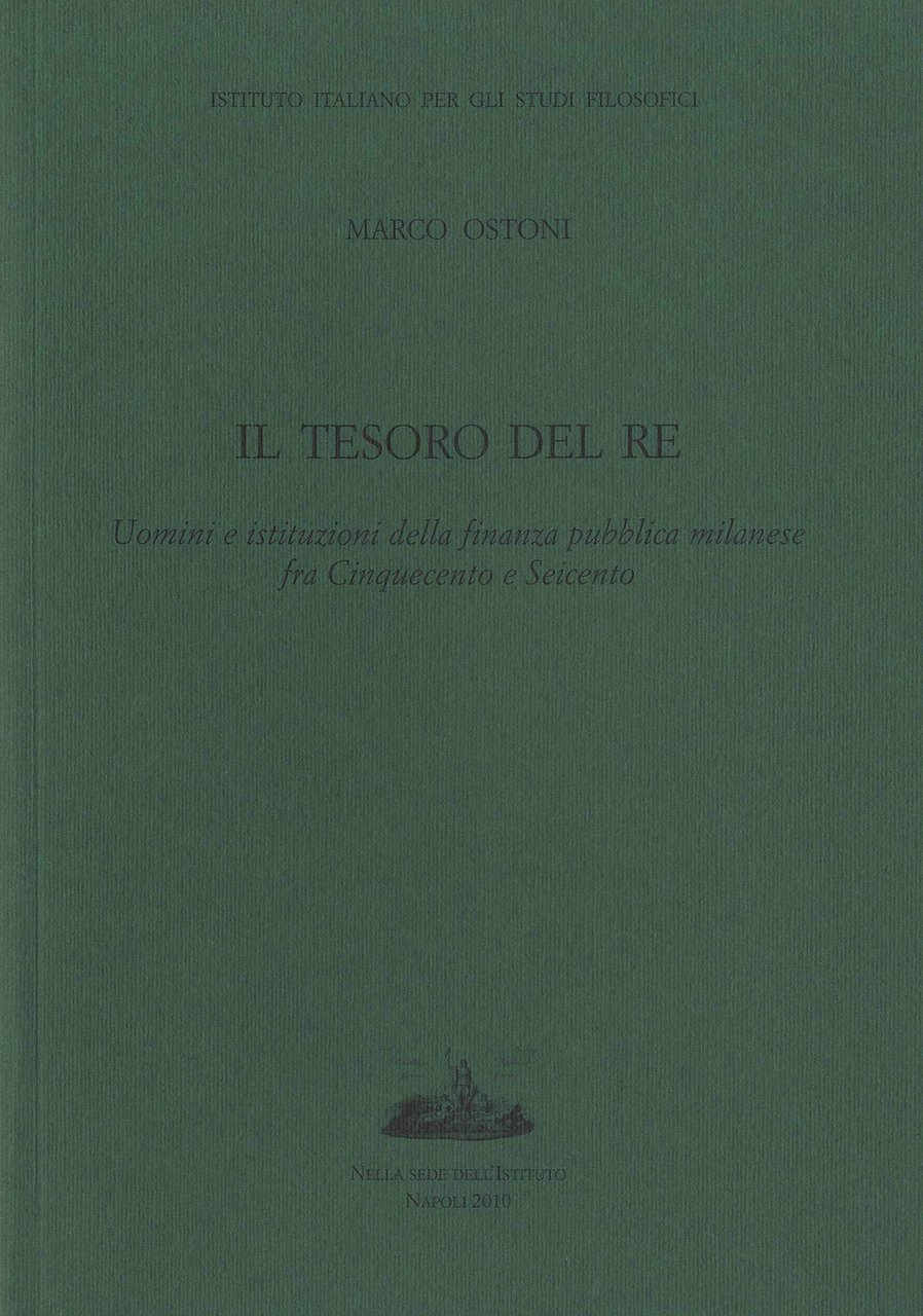 Il tesoro del re: uomini e istituzioni della finanza pubblica … | Immagine principale