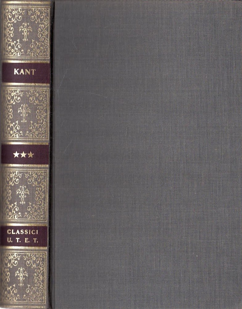 Immanuel Kant: Critica del giudizio. vol.3