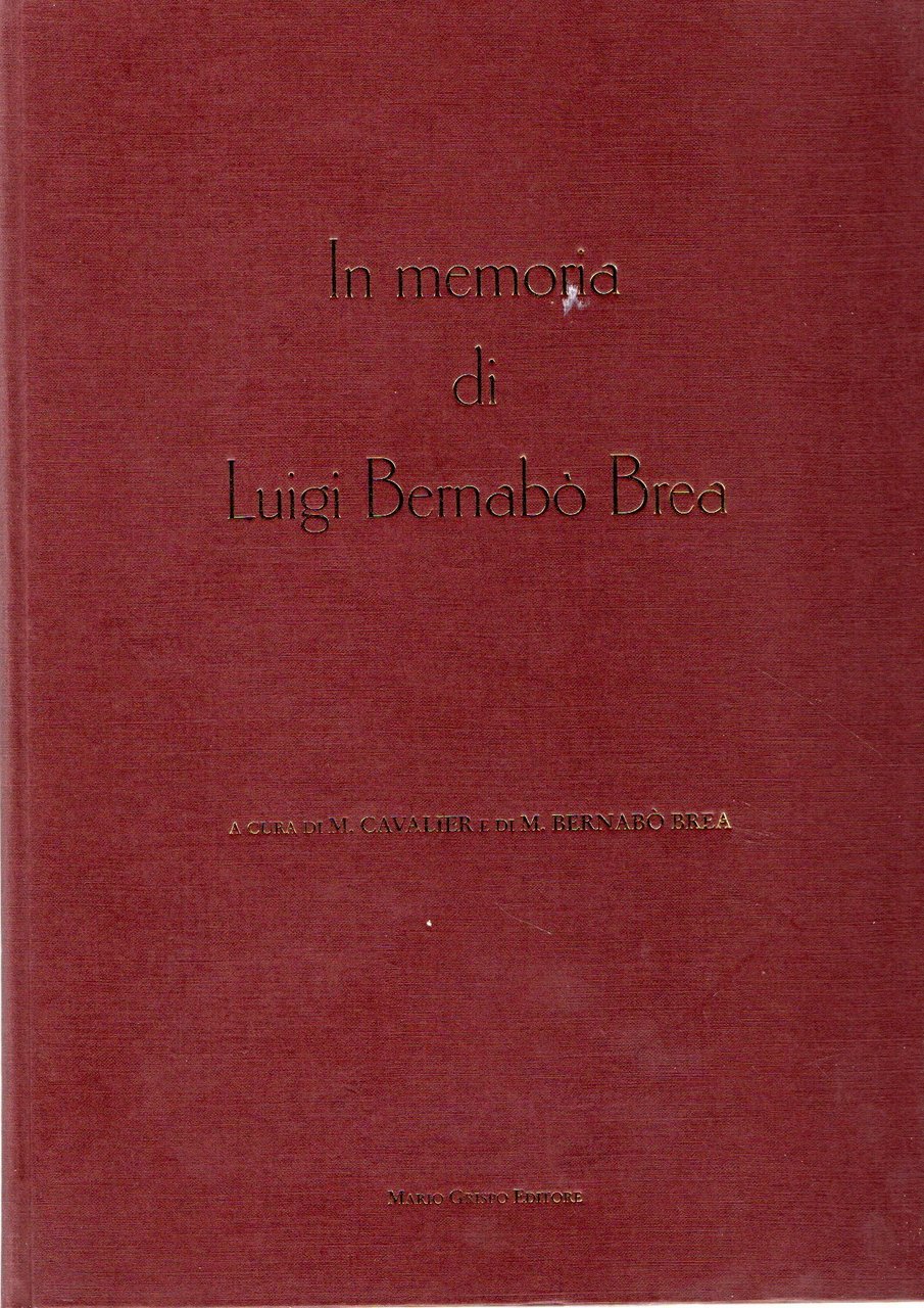 In memoria di Luigi Bernabò Brea | Immagine principale