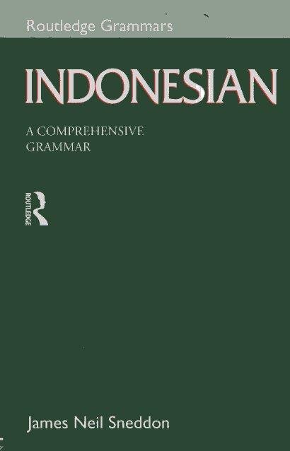 Indonesian : a comprehensive grammar