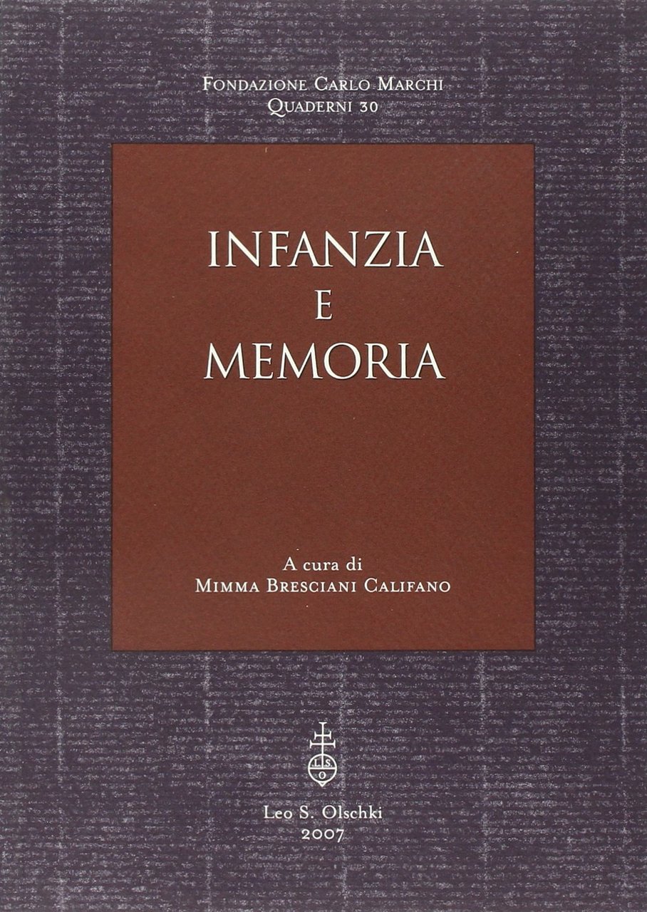 Infanzia e memoria