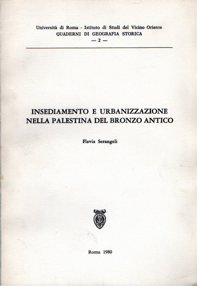 Insediamento e Urbanizzazione nella Plastina del Bronzo Antico