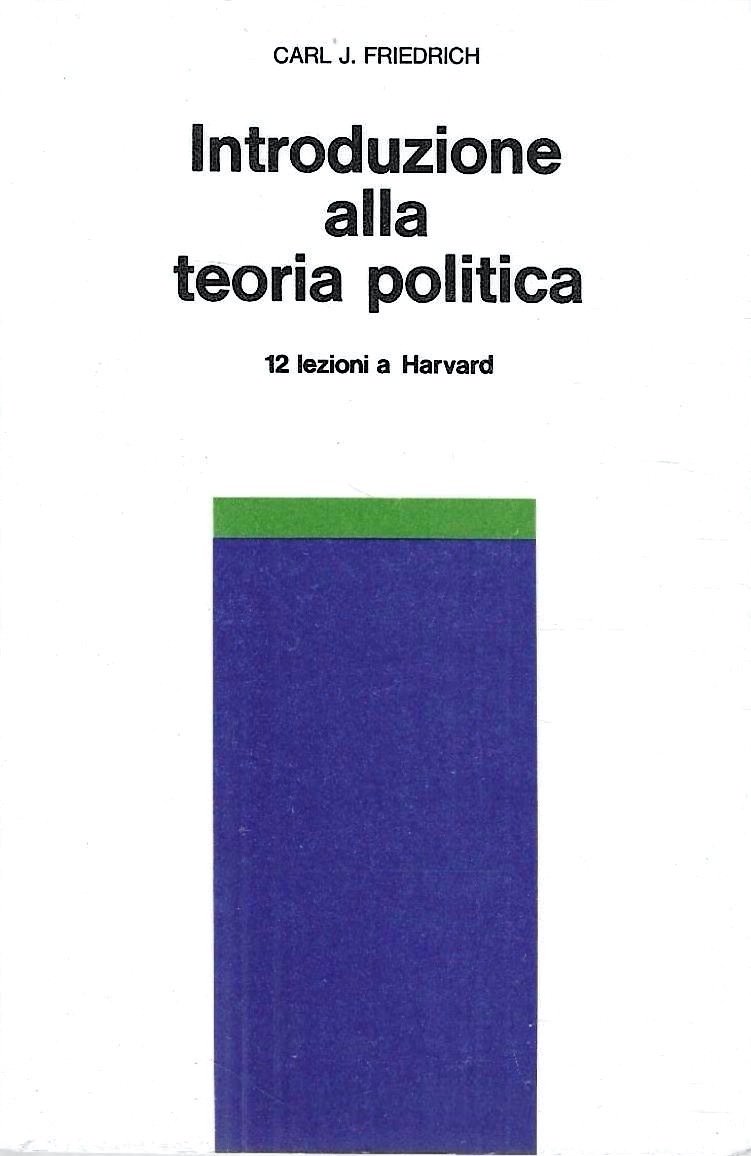 Introduzione alla teoria politica. 12 lezioni a Harvard | Immagine principale
