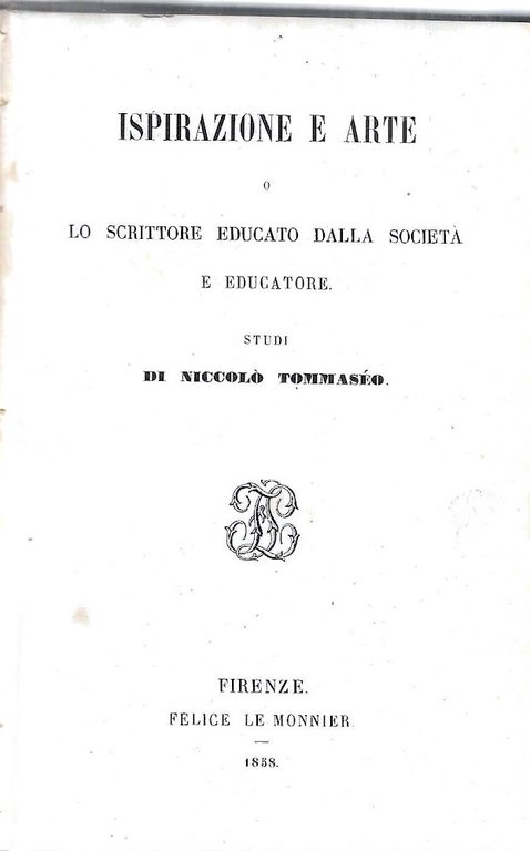 Ispirazione e arte o lo scrittore educato dalla società e … | Immagine Gallery 2