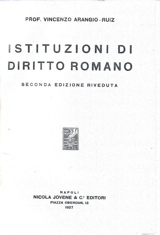 Istituzioni di Diritto Romano | Immagine Gallery 2
